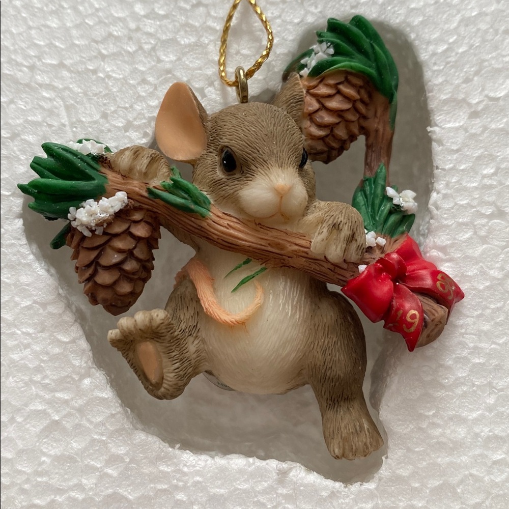 🎄Vintage🎄Fitz & Floyd Charming Tails Christmas Ornament - Picture 8 of 10